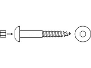 Саморез ART 88110 сталь 8 х 70 оцинк