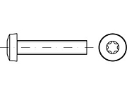 Винт DIN 7985 нерж. A 2 M 2 х 16