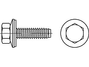 Винт ART 88276 нерж. A 2 6,3 х 16