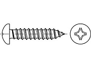 Винт ISO 7049 нерж. A 2 C 2,9 х 6