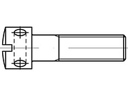 Винт DIN 404 нерж. A 1 (1.4305) M 3 х 10
