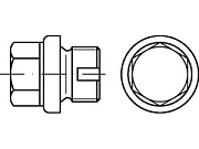 Пробка DIN 910 нерж. A 5 (1.4571) G 1/4