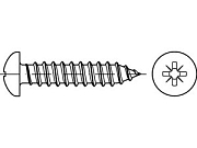 Винт DIN 7981 сталь C 2,2 х 22 оцинк