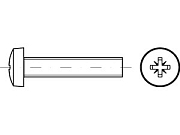 Винт DIN 7985 нерж. A 2 M 2 х 10