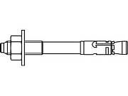 Анкер ART 88561 сталь G M 8 х 10 оцинк
