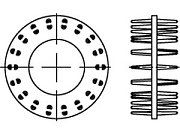 Шайба DIN 1052 ковкий чугун D 12 х 29 х 50 оцинк