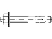 Анкер ART 88764 сталь G M 12 х 176 оцинк