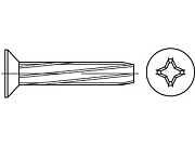 Винт DIN 7516 сталь D M 3 х 12 оцинк