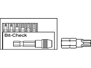 Набор бит ART 88663 сталь закал.