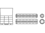 Набор ART 82481 сталь пруж.