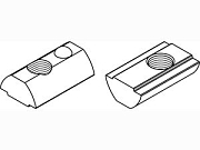 Гайка ART 87012 сталь F M 8 оцинк