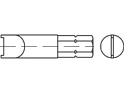 Бита ART 88665 сталь закал. M 6