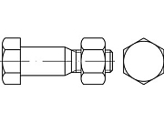 Болт DIN 7968 8.8 M 12 х 35
