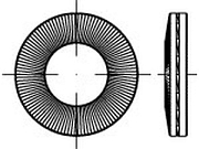 Шайба ART 88132 сталь X 6 цинклам flZnnC (Delta Protect)