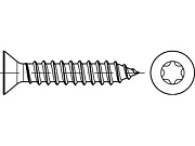 Винт DIN 7982 сталь C 2,9 х 16 оцинк
