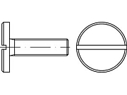 Винт DIN 921 4.8 / 5.8 M 3 х 6