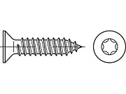 Винт ISO 14586 сталь закал. C 2,9 х 6,5 оцинк