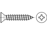 Винт DIN 7982 нерж. A 2 C 2,9 х 9,5