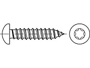 Винт DIN 7981 сталь C 2,2 х 9,5 оцинк