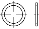 Кольцо DIN 7603 медь A 22 х 1,5 х 29