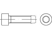 Винт DIN 7500 сталь закал. E M 4 х 10 оцинк